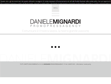 Tablet Screenshot of danielemignardi.it